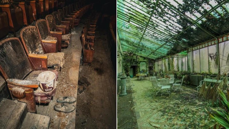 Two abandoned places.