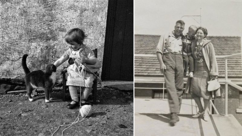 Two photos from the 1930s.