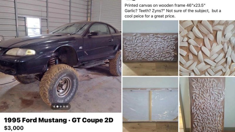 Two marketplace listings.