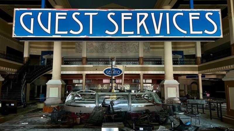 Two abandoned places.