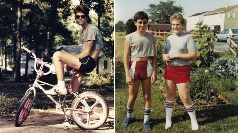 Two images from 1985.