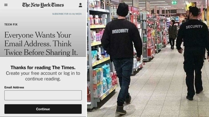 Two accidentally comedic images.