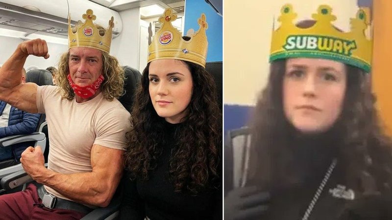 two memes about the Subway Queen