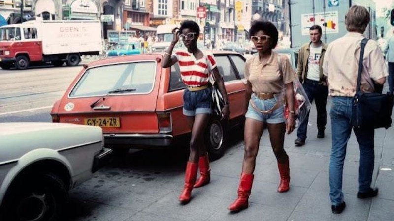 Two photos from the 1970s.