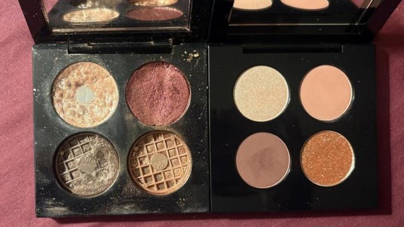 Two photos of shrinkflation.