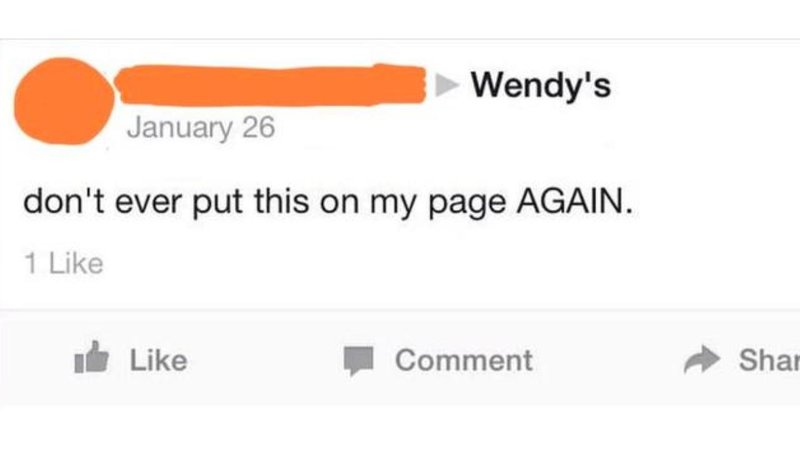 Two posts from Facebook.