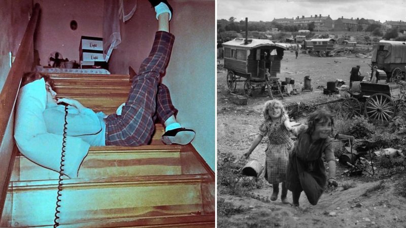 Two images from the 1950s.