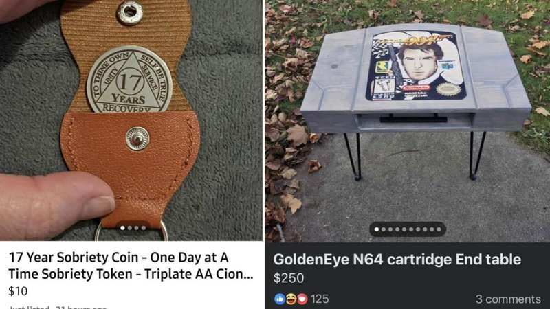 Two marketplace ads.