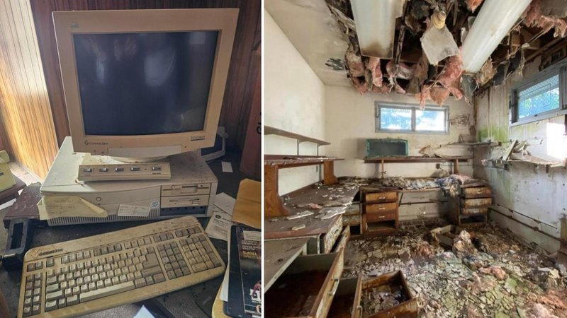 Two abandoned places.