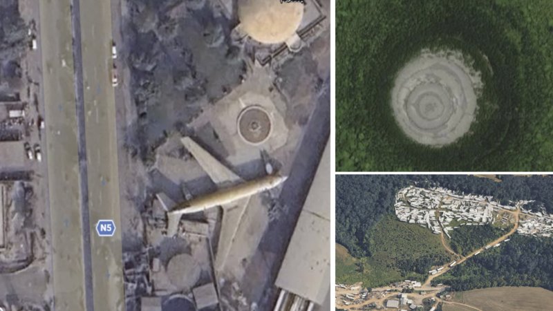 Google Maps and Google Earth finds.