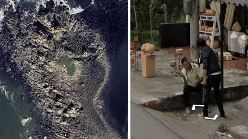 Two Google Maps / Earth finds.