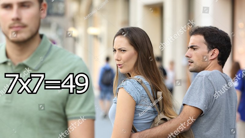 7x7=49 / 7x7 meme explained.