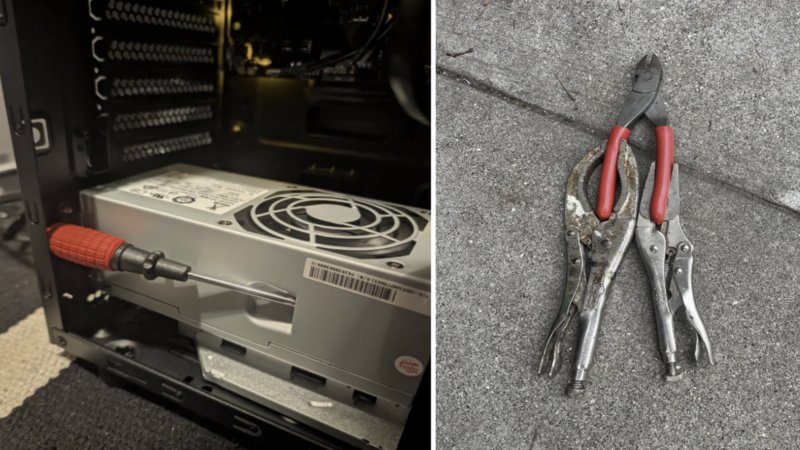 Two redneck engineering examples.