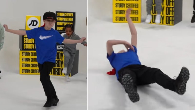 Blue Shirt Kid Getting Sturdy meme explained.