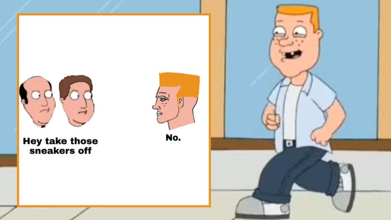 The Sneakers O'Toole meme explained.