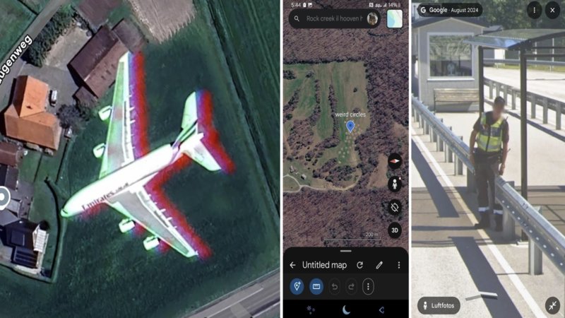 Weird Google Maps finds.