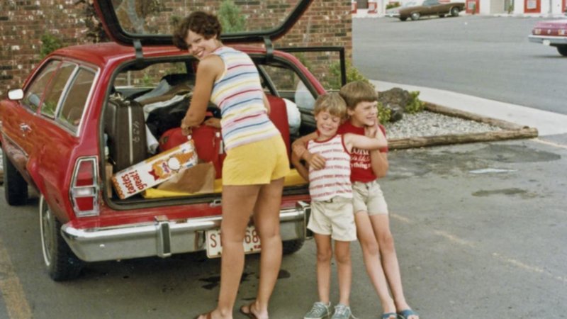 Two old colour photos.