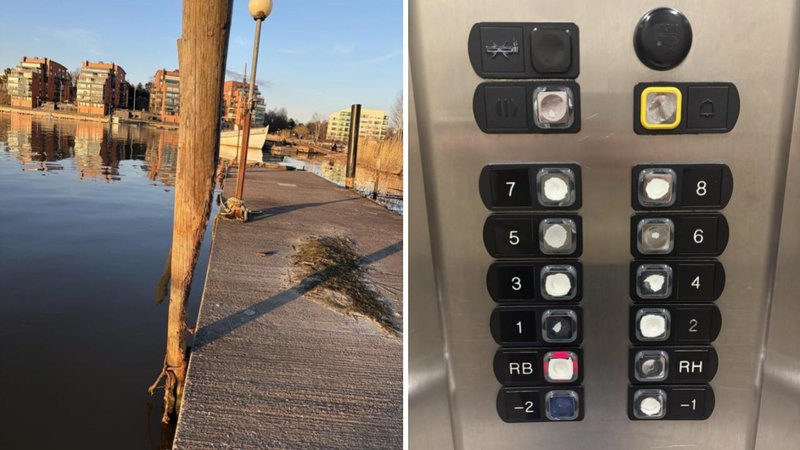 Two worn down items.