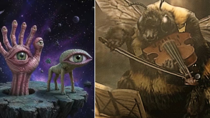 TikTok Farlands / Fat Bee Playing Violin meme explained.