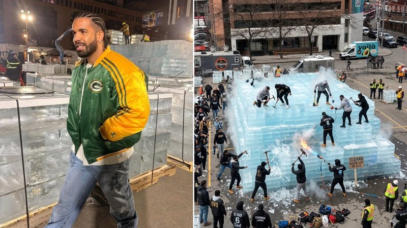 Toronto Iceman Sculpture from Drake explained.