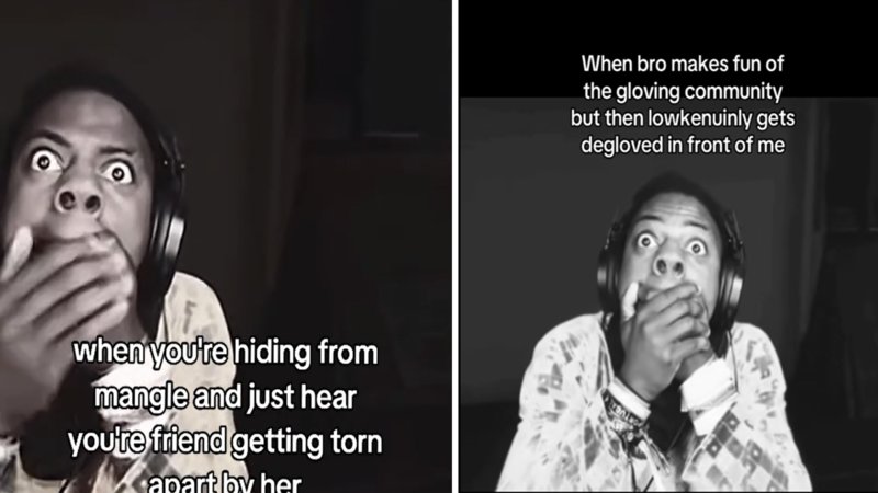 The IShowSpeed scared meme / scared speed meme explained.