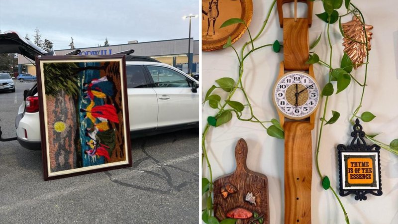 Two thrifted items.
