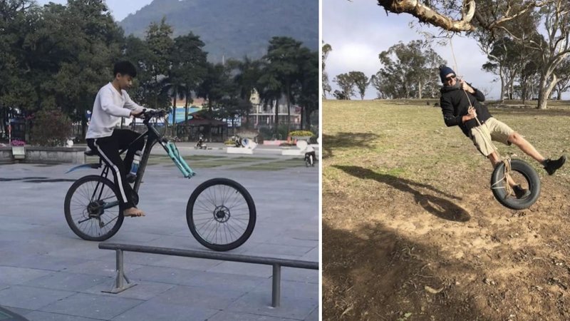 Two perfectly timed images.
