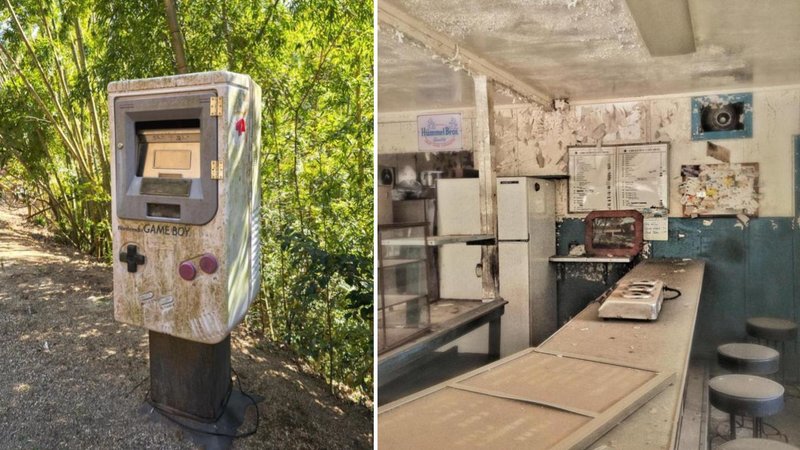 Two abandoned places.