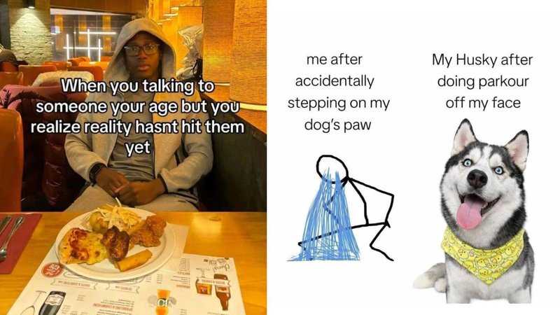 Two memes.