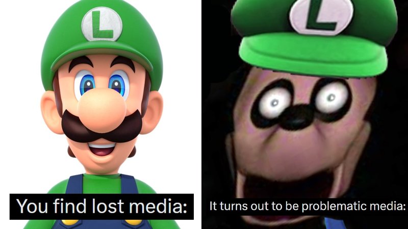You Found Lost Media meme explained.