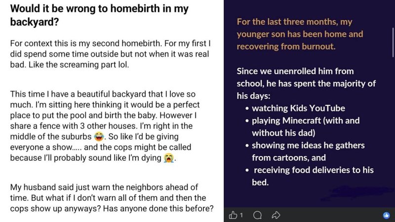 25 Insane Posts From Facebook Mom Groups | Know Your Meme