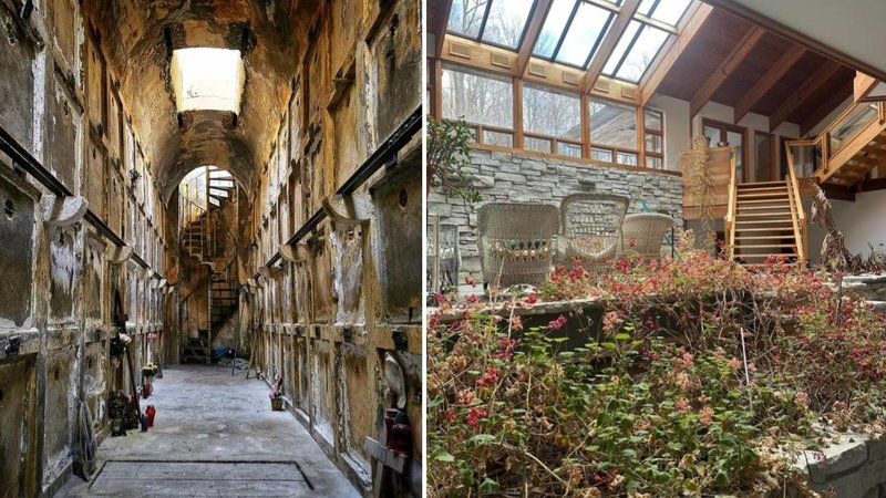 Two abandoned places.