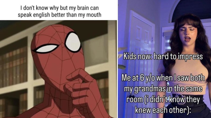 Two memes.