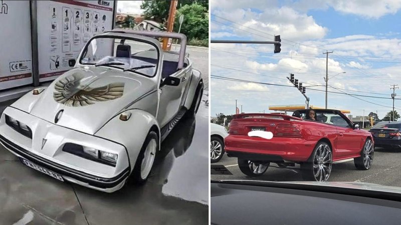 Two cars.