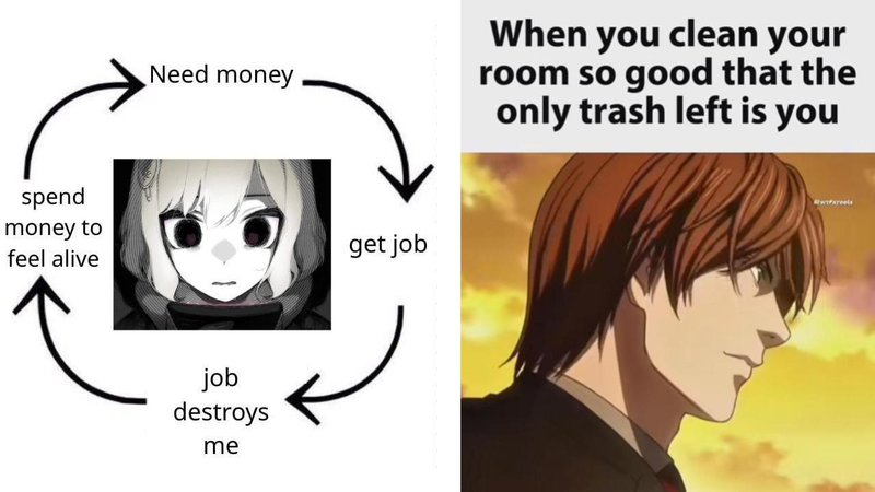 Two memes.