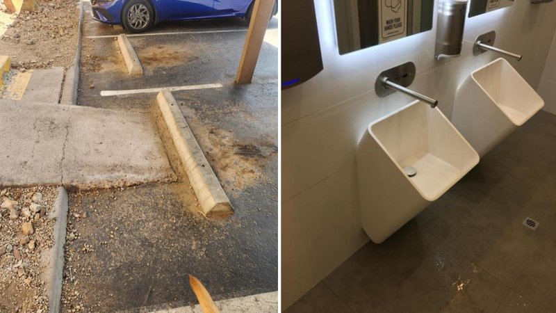 Two design fails.