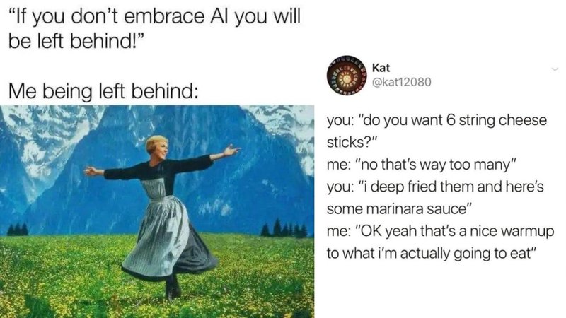 Two memes.