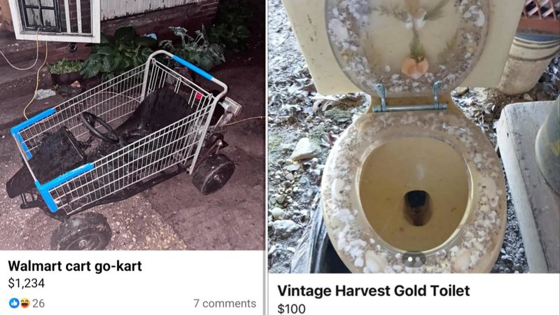 Two marketplace ads.