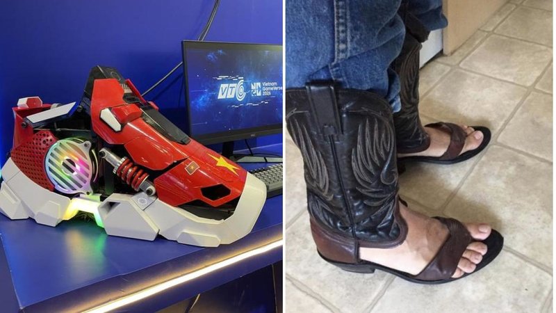 Two tacky items.