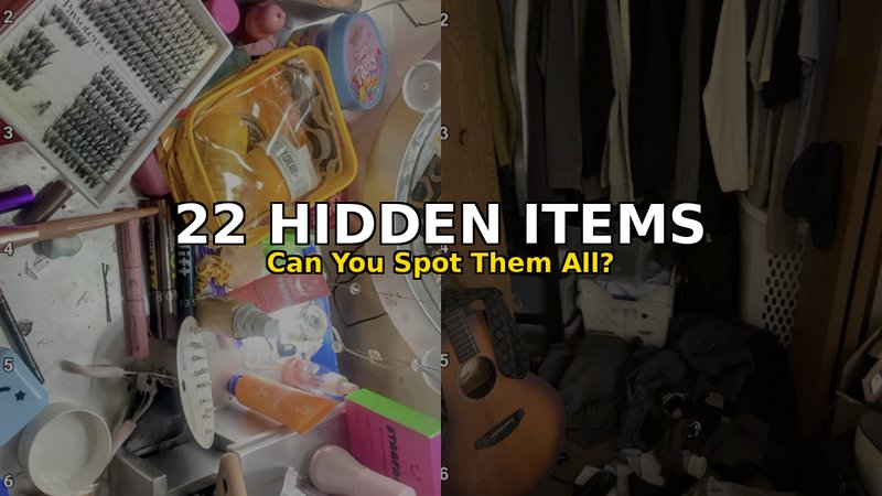 Two hidden object examples.