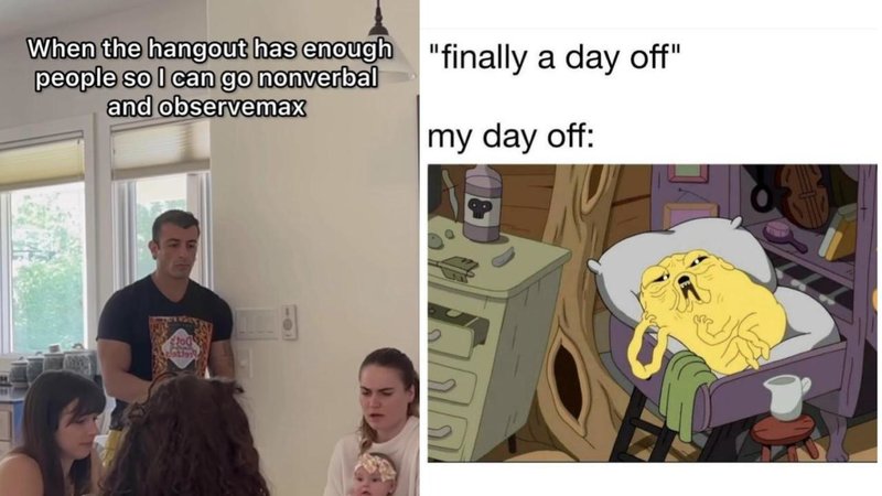 Two memes.