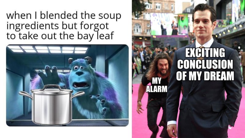 Two memes.
