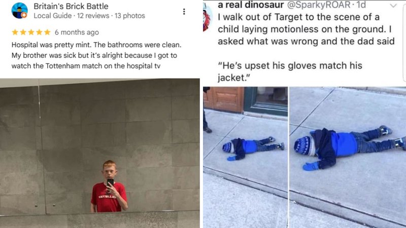 Two stories about kid fails.