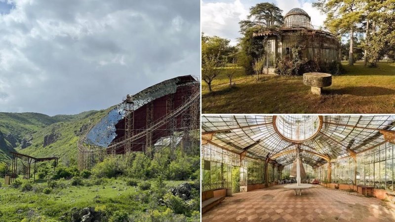 Two abandoned places.