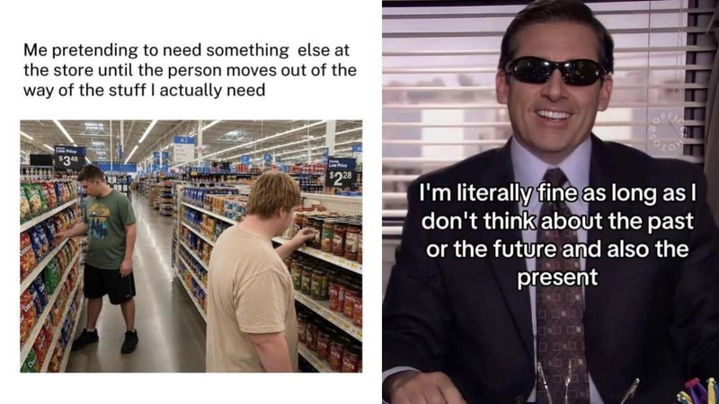 Two memes.