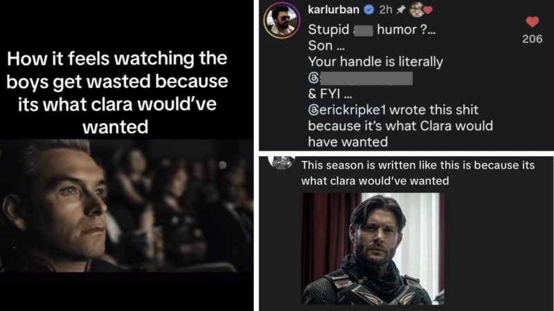 the boys final season its what clara would have wanted meme
