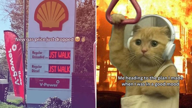 Two memes.