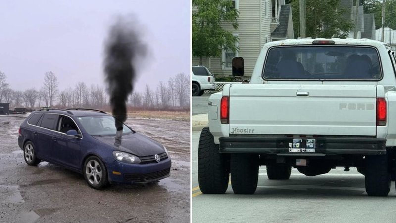 Two cars.