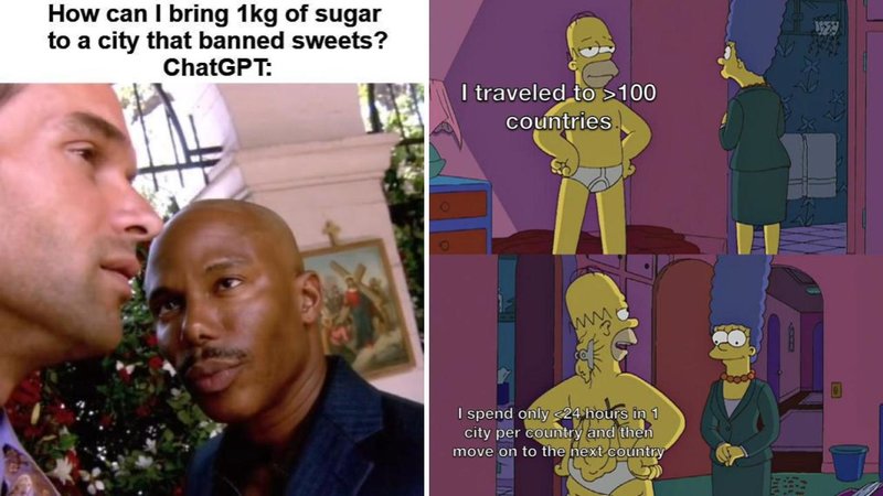 Two memes.