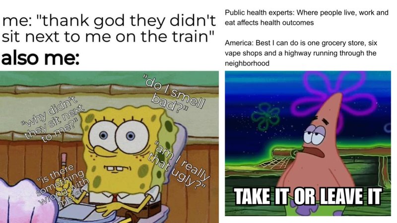 Two memes.